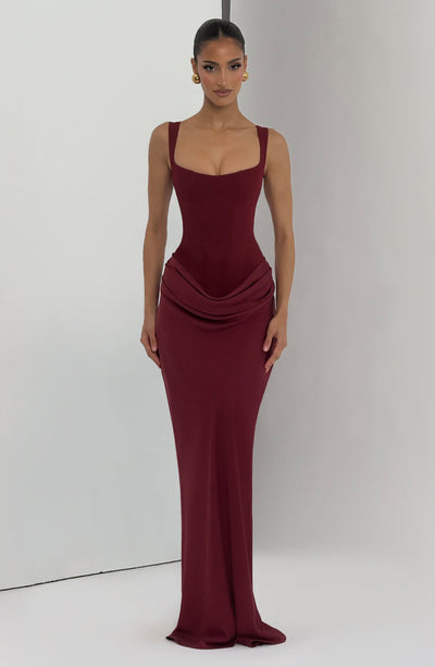 AULANE - Robe Longue Camélia