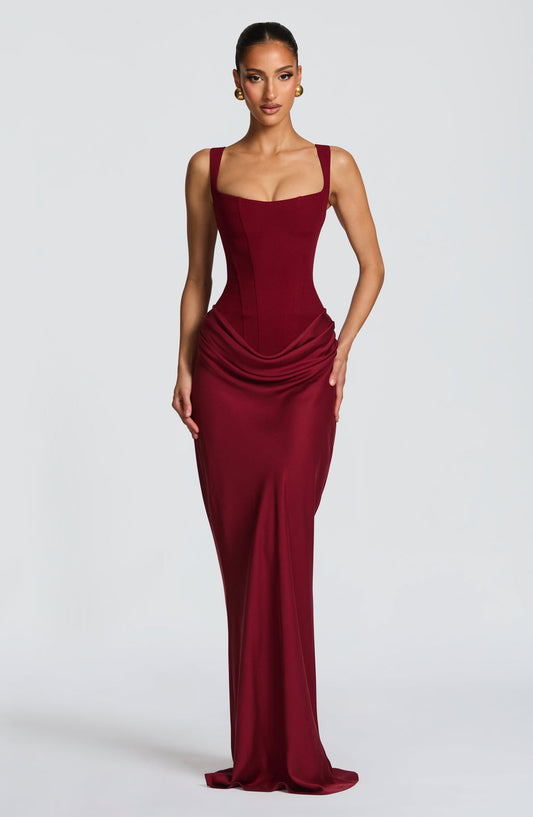 VELMIRA - Robe Longue Camélia
