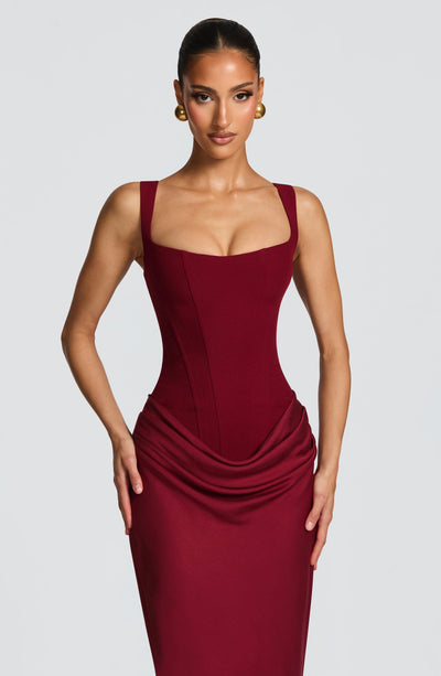 AULANE - Robe Longue Camélia