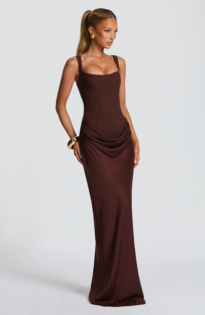 AULANE - Robe Longue Camélia