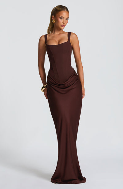 AULANE - Robe Longue Camélia